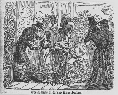 Dění v Drury Lane Saloonu od English School