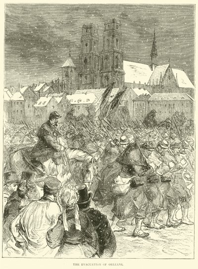 Evakuace Orleans, prosinec 1870 od English School