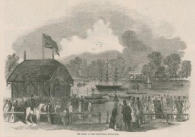 Trajekt v Serpentine, Hyde Park, Londýn od English School