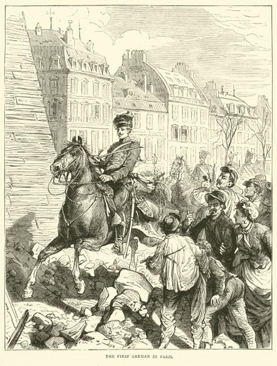 První Němec v Paříži, únor 1871 od English School