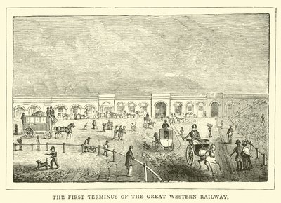 První konečná stanice Great Western Railway od English School