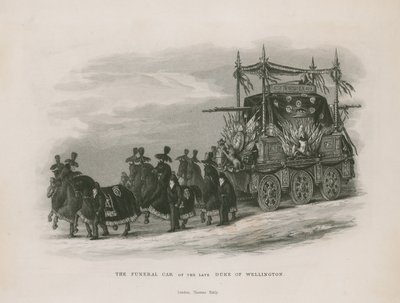 Pohřební vůz zesnulého vévody z Wellingtonu od English School