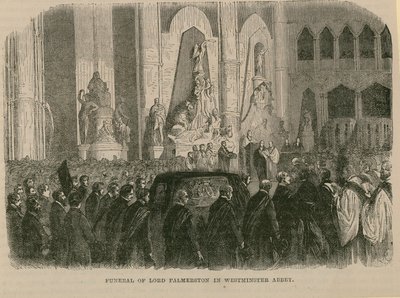 Beerdigung von Lord Palmerston von English School
