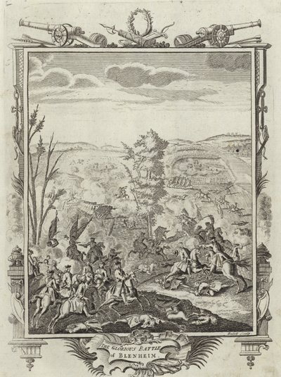 Slavná bitva u Blenheimu od English School