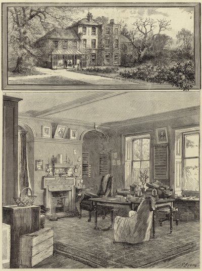 Domov zesnulého Charlese Darwina od English School