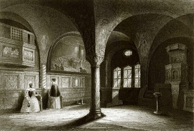 Interiér kaple Wartburg od English School