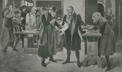 Poslední soužení Gutenberga, tiskaře, na pokraji vítězství od English School