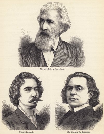 The Late Freyhr One Floatau, Signor Sagambhati, Náš Vladimir Day Pacman (rytina) od English School