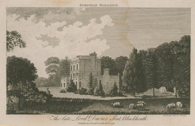 Sídlo zesnulého lorda Dacrese v Blackheath od English School