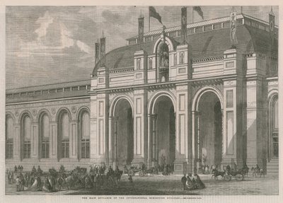 Hlavní vchod na mezinárodní výstavu z roku 1862 od English School