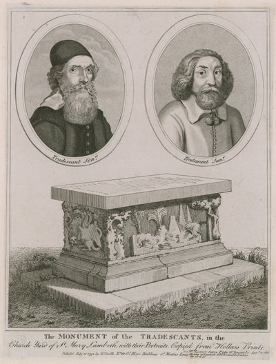 Památník obchodníků na nádvoří kostela Panny Marie, Lambeth od English School