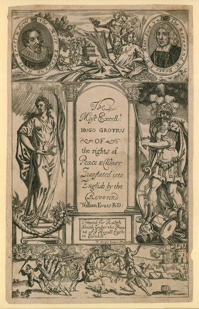 Nejznamenitější Hugo Grotius z práva míru a války od English School