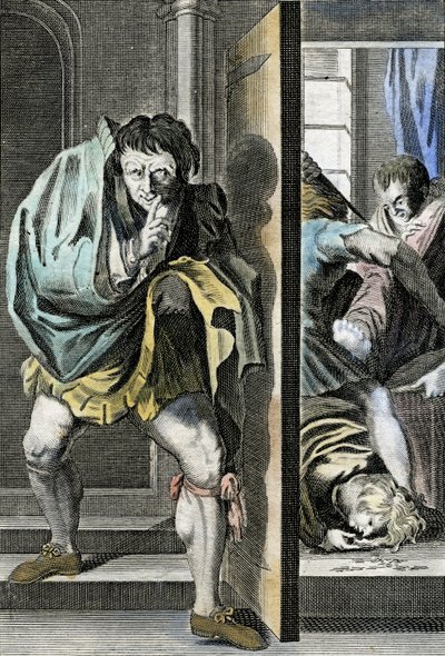 Zavraždění krále Eduarda V. a jeho bratra ve věži Richardem Plantagenetem, pozdějším králem Richardem III. od English School