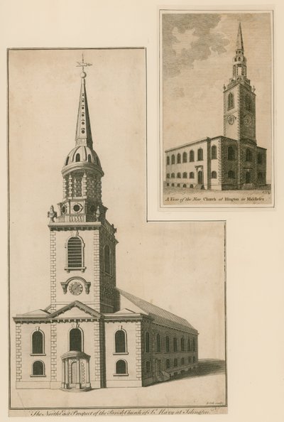 Nový kostel, St Marys, Islington od English School