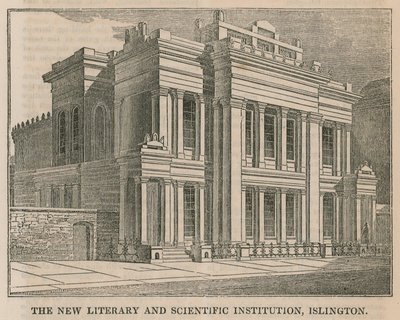 Nová literární a vědecká instituce, Islington, Londýn od English School