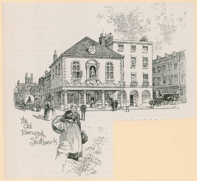 Stará radnice, Borough High Street, Southwark, Londýn od English School