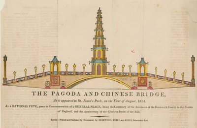 Pagoda a most, jak se objevily v St James