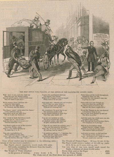 Pošta v kanceláři Illustrated London News od English School