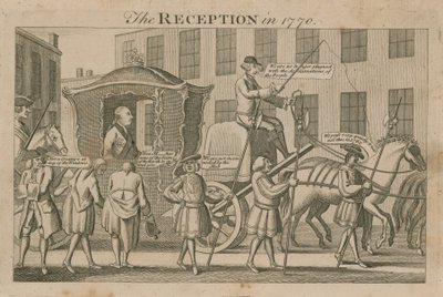 Recepce v roce 1770 od English School