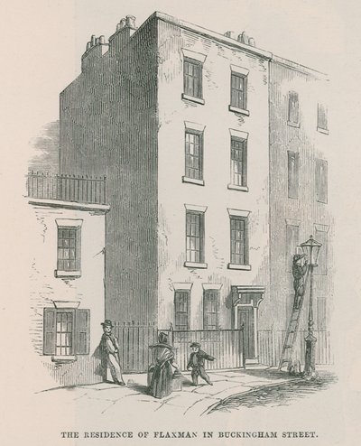 Sídlo Johna Flaxmana v Buckingham Street od English School