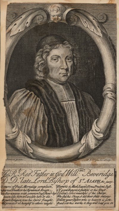 Pravý Ctihodný otec v Bohu William Beveridge, zesnulý lord biskup ze St Asash od English School