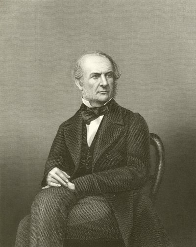 Správný ctihodný William Ewart Gladstone od English School