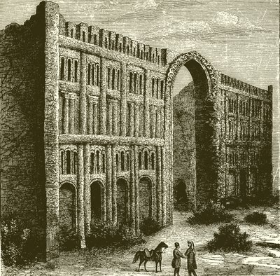 Ruiny babylonského paláce od English School