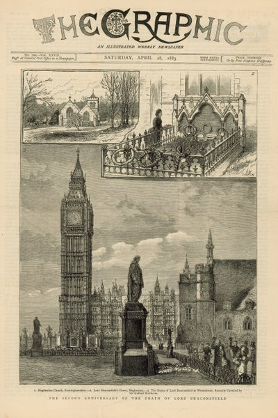 Druhé výročí smrti lorda Beaconsfielda od English School