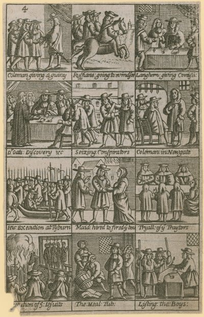 Příběh Edwarda Colemana, souzeného za zradu dne 27. listopadu 1678 od English School