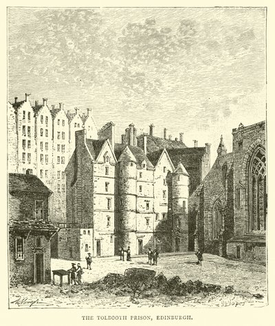 Tolbooth vězení, Edinburgh od English School