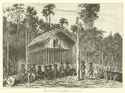 Vesnice Alambori, Nová Guinea od English School