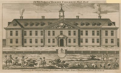 Západní vyhlídka Morden College od English School