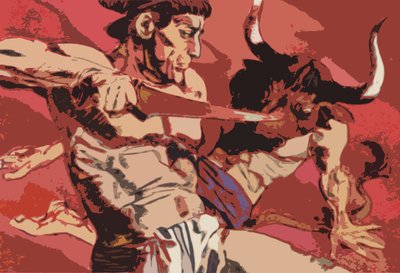 Theseus a Minotaurus od English School