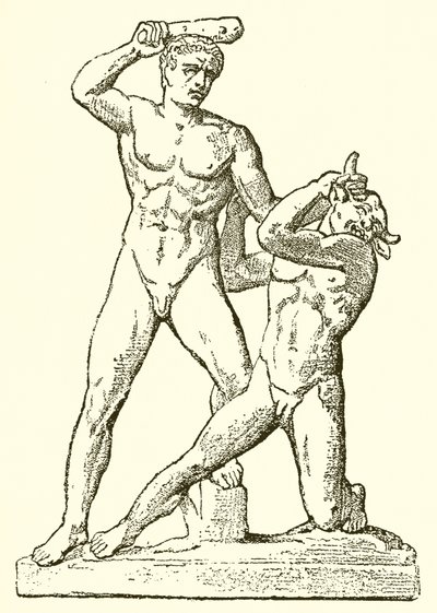 Theseus a Minotaurus od English School