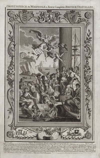 Tento skvěle elegantní Frontispiece od English School