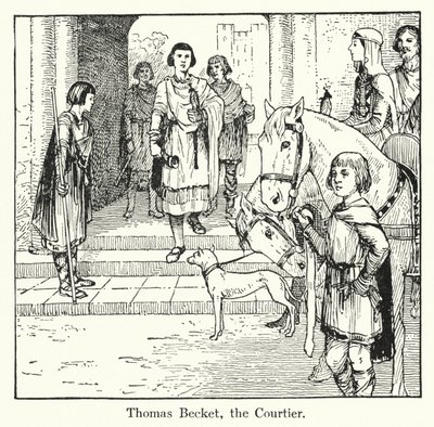 Thomas Becket, dvořan od English School