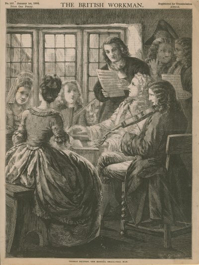 Thomas Britton, hudební muž s malým uhlím od English School