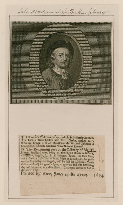 Thomas Britton, hudební malý uhlíř od English School