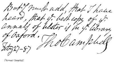 Thomas Campbell od English School