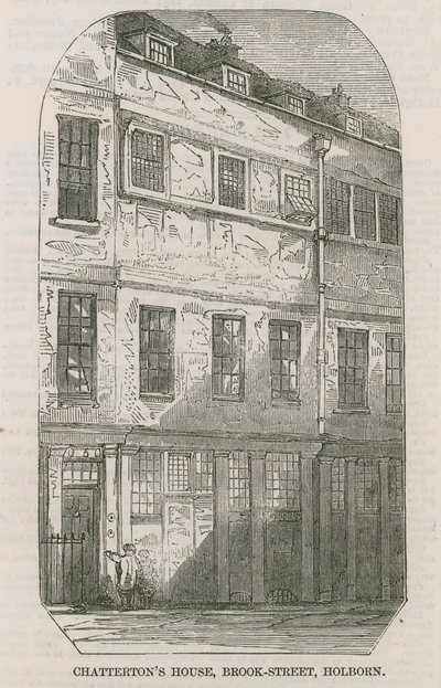 Thomas Chatterton House, Brooke Street, Holborn, Londýn od English School