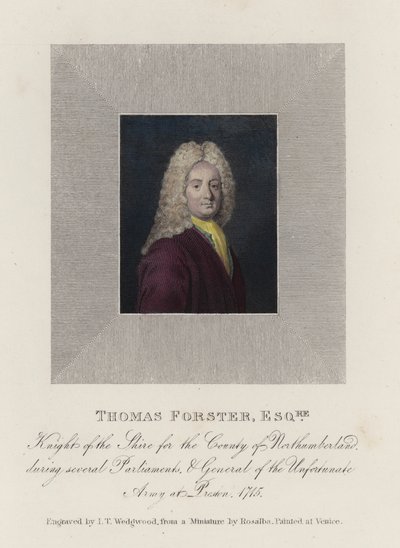 Thomas Forster (barevná rytina) od English School