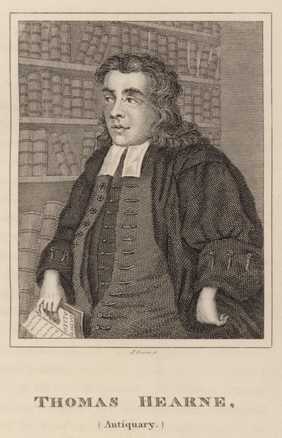 Thomas Hearne, Antikvariát od English School