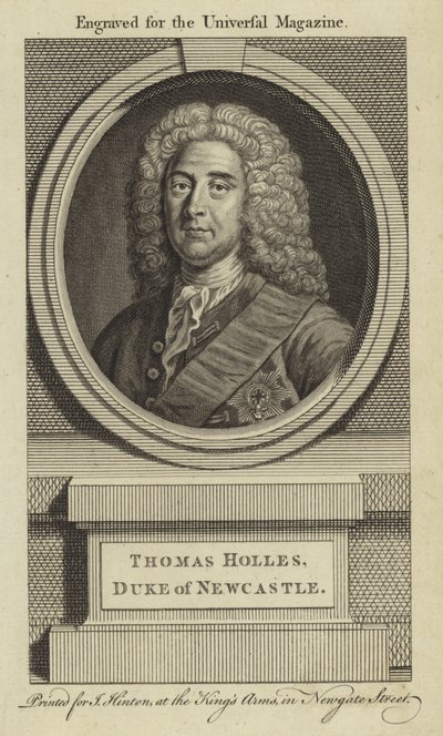 Thomas Holles, vévoda z Newcastlu od English School