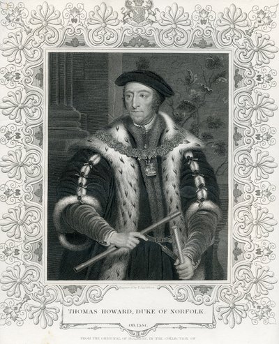 Thomas Howard (1473-1554) 3. vévoda z Norfolku od English School