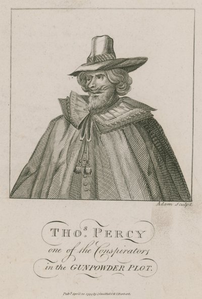 Thomas Percy, jeden ze spiklenců v spiknutí střelného prachu od English School