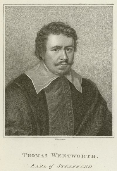 Thomas Wentworth, hrabě ze Straffordu (rytina) od English School