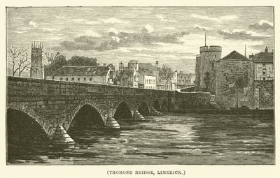 Thomond Bridge, Limerick (rytina) od English School