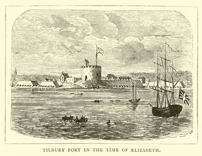 Tilbury Fort v době Alžběty od English School