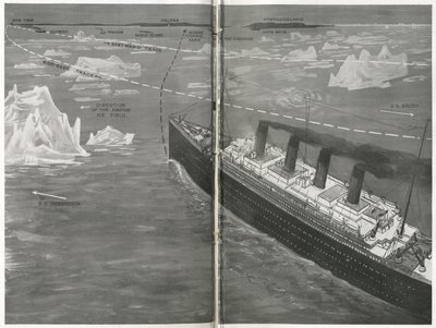 Titanic v ledové kře, z 