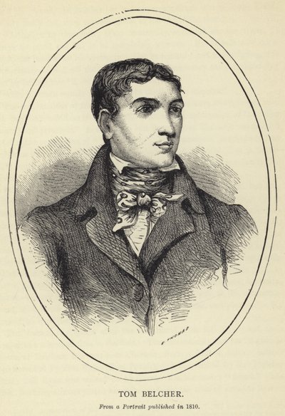 Tom Belcher, From a Portrait vydaný v roce 1810 od English School